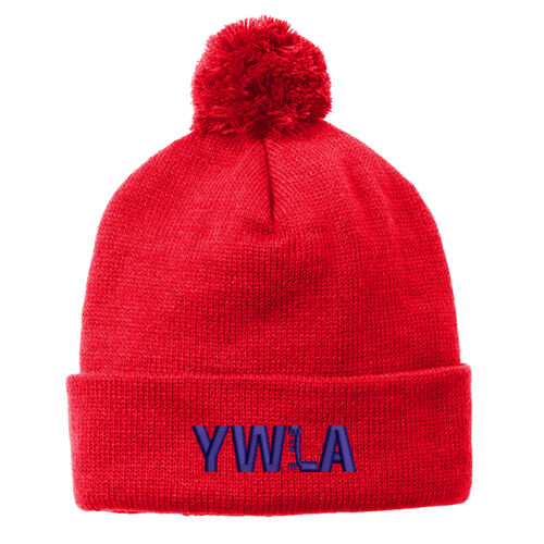 Red YWLA Beanie Thumbnail