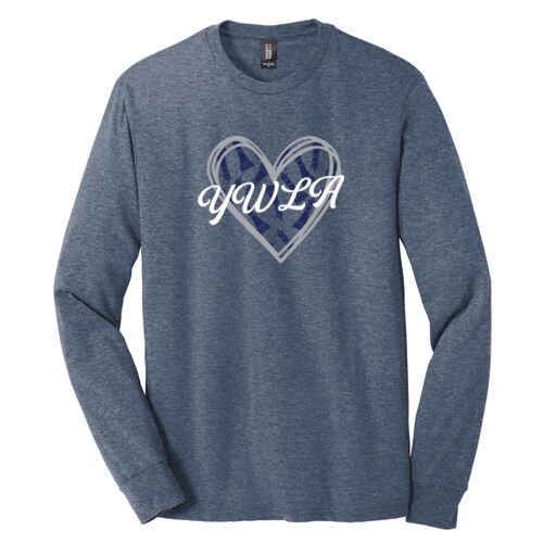 YWLA Glitter Heart LS T-Shirt Thumbnail