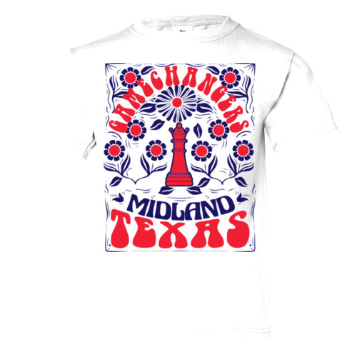 YOUTH Comfort Colors YWLA Gamechangers Flower Design Light colored Shirts Thumbnail